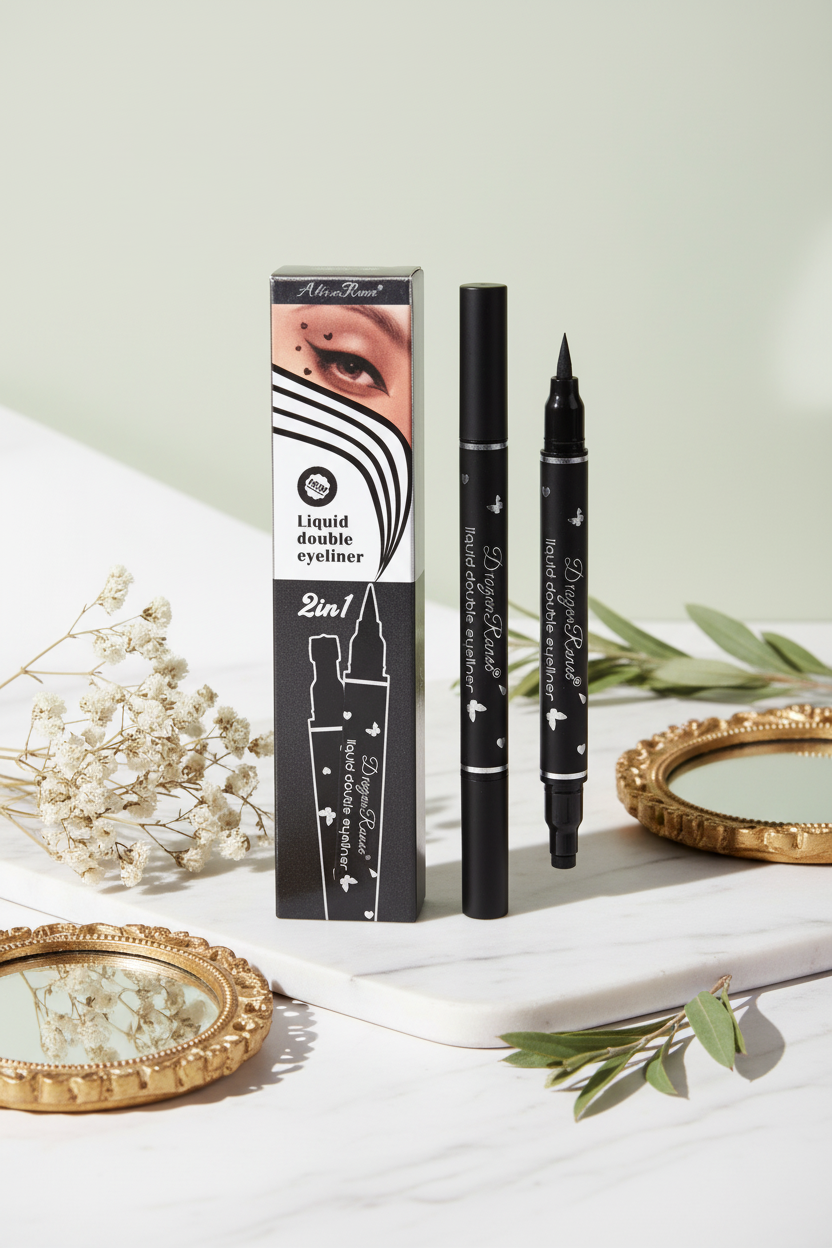 Close-up of the waterproof Winged Eyeliner Stamp tip for precise application.
